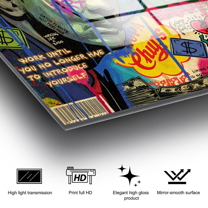Wallity UV-817 Cuadro de Vidrio Templado Multicolor 50 x 50 cm Wallity UV-817 Cuadro de Vidrio Templado Multicolor 50 x 50 cm